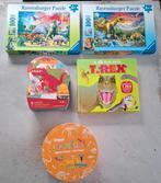 Puzzels, dino´s en superhelden, Ophalen, Zo goed als nieuw