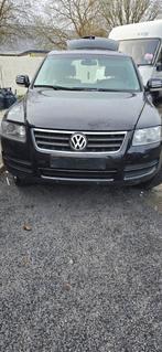 Volkswagen touareg lichte vracht, Auto's, Zwart, Zwart, Leder, Bedrijf