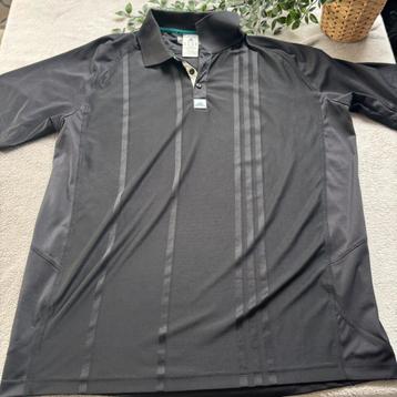 Adidas Zwart Polo Vintage 3 Stripes Size: XL beschikbaar voor biedingen