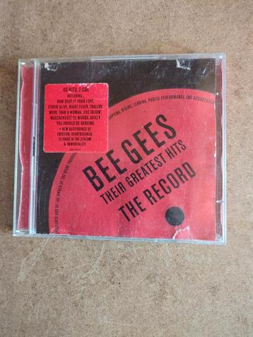 Double CD Bee Gees‎ — Leurs plus grands succès : The Record, Enlèvement ou Envoi, Comme neuf