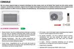 airco Kaysun Single Split Console 5KW, Elektronische apparatuur, Airco's, Ophalen, Verwarmen, Zo goed als nieuw, Afstandsbediening