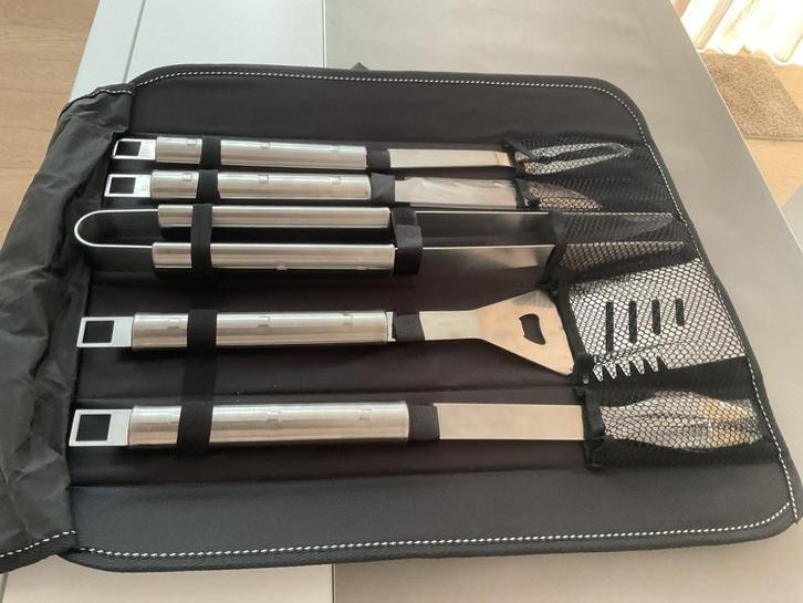 Barbecueset in vouwtas BergHOFF, Tuin en Terras, Barbecue-accessoires, Nieuw, Ophalen