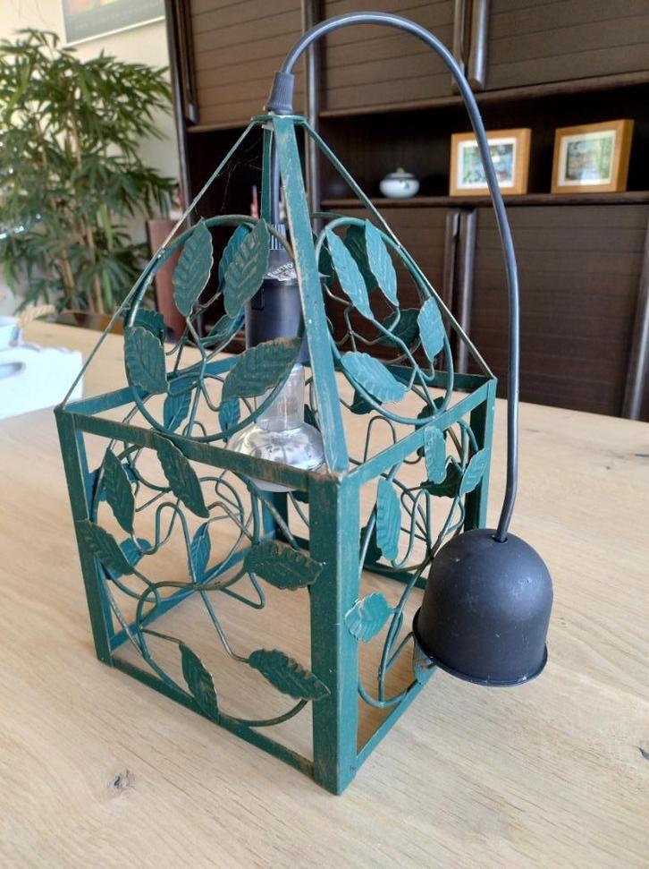 2 SUSPENSIONS METAL, Huis en Inrichting, Lampen | Hanglampen, Zo goed als nieuw, Minder dan 50 cm, Metaal, Ophalen