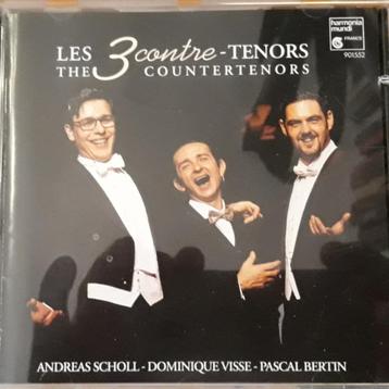 CD- Les 3 Contre-Tenors-  Andreas Scholl, Dominique Visse, P