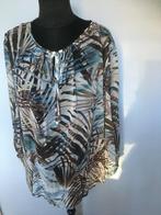 Scapa luchtige zijden blouse met palmtakken dessin - 38, Kleding | Dames, Blouses en Tunieken, Maat 38/40 (M), Ophalen of Verzenden