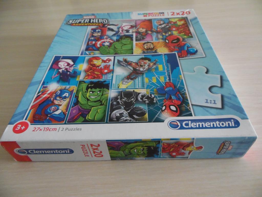 PUZZLE    2X20 PIÈCES SUPER HERO ADVENTURE   MARVEL, Enfants & Bébés, Jouets | Puzzles pour enfants, Comme neuf, 2 à 4 ans, 10 à 50 pièces