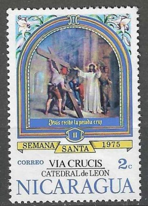 Nicaragua 1975 - Yvert 1010 - De Kruisweg - 2 c. (PF), Timbres & Monnaies, Timbres | Amérique, Non oblitéré, Envoi