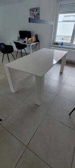 Table white 6 chairs, Huis en Inrichting, Tafels | Eettafels, Ophalen, Zo goed als nieuw