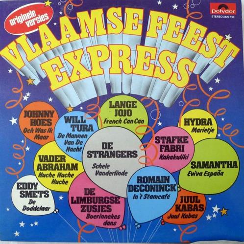 Compilatie LP: Vlaamse Feest Express (12 mega hits), Cd's en Dvd's, Vinyl | Verzamelalbums, Nieuw in verpakking, Nederlandstalig