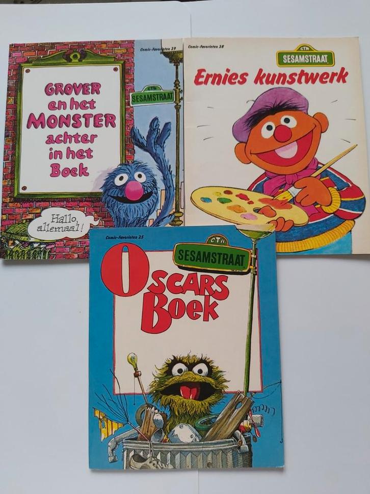 Lot - 3 boekjes Sesamstraat, Boeken, Kinderboeken | Kleuters, Zo goed als nieuw, Ophalen of Verzenden