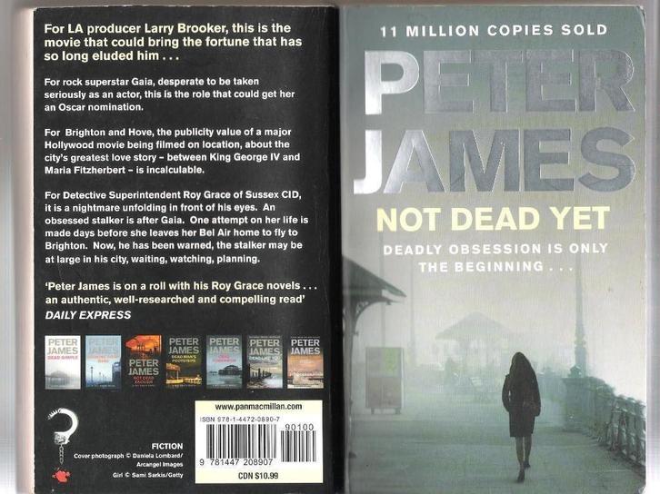 Not dead yet by Peter James, Boeken, Taal | Engels, Zo goed als nieuw, Fictie, Verzenden