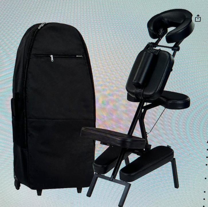 Chaise Massage assis NEUF Amma pliable avec sac de transport, Sport en Fitness, Massageproducten, Nieuw, Ophalen of Verzenden