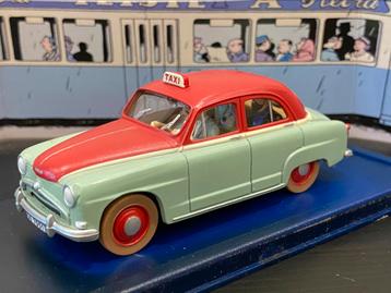 Kuifje / Tintin - Simca Aronde taxi beschikbaar voor biedingen
