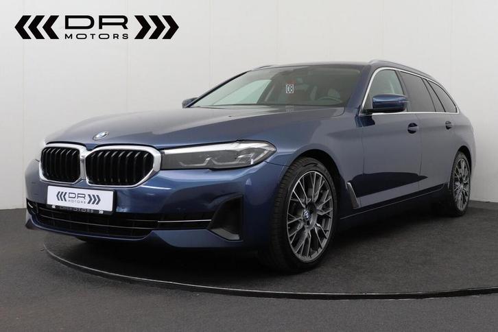 BMW 518 dA TOURING - LEDER - CARPLAY - COMFORT ACCES, Auto's, BMW, Bedrijf, 5 Reeks, ABS, Adaptieve lichten, Airbags, Airconditioning