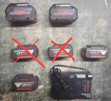 Bosch 18V-batterijen  beschikbaar voor biedingen