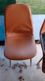 Set van 4 stoelen cognac kleur, Huis en Inrichting, Ophalen, Zo goed als nieuw