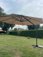 GRATIS XL Tuinparasol 3,4m, Tuin en Terras, Ophalen, Gebruikt, Parasolvoet, 3 tot 4 meter