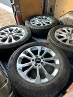 Mercedes velgen op winterbanden Continental, Auto-onderdelen, Banden en Velgen, Ophalen, Winterbanden, Band(en)