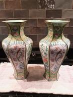 Koppel vazen cloisonne, Antiek en Kunst, Ophalen