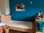 Volledig slaapkamer… massief grijze eiken 1 p slaapkamer, Huis en Inrichting, Slaapkamer | Complete slaapkamers, Ophalen, Zo goed als nieuw