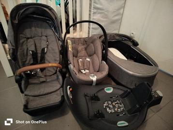 Complete Cybex Priam babyset – Kinderwagen, reiswieg, autost beschikbaar voor biedingen