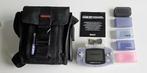 Game Boy Advance console transparant,FM radio, 5 games ,tas, Game Boy Advance, Ophalen of Verzenden