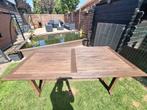 Teak tuintafel, Ophalen, Gebruikt