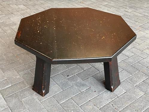 Salontafel in massief eik / opknapper, Huis en Inrichting, Tafels | Salontafels, Gebruikt, Eikenhout, Ophalen