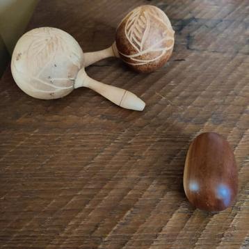 Marimba's Afrikaanse, en percussie ei in hout beschikbaar voor biedingen