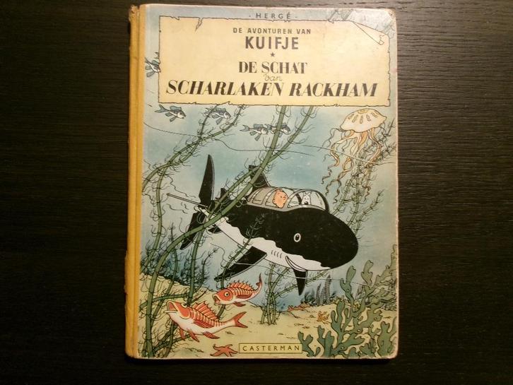Hergé - De schat van scharlaken Rackham- Casterman 1947, Livres, BD, Enlèvement ou Envoi
