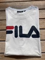 Fila M wit T-shirt met blauwe letters, Kleding | Heren, T-shirts, Maat 48/50 (M), Wit, Ophalen of Verzenden, Fila