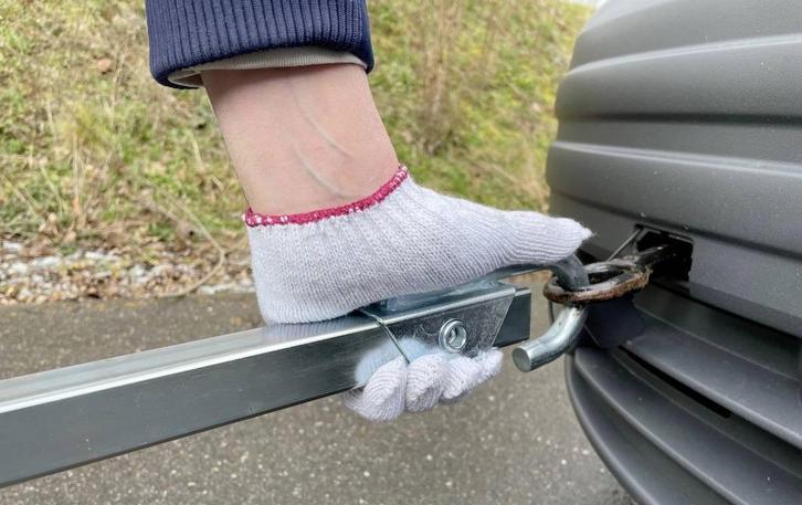 Veiligheids Sleepstang Snap-in auto 2500kg 180cm, Auto diversen, Overige Auto diversen, Ophalen of Verzenden