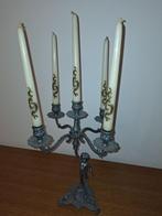 Vintage kandelaar met een puttofiguur -4 armen -rococo stijl, Ophalen, Overige materialen