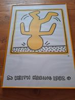 Keith Haring: One man show. affiche in kader., Antiek en Kunst, Ophalen of Verzenden