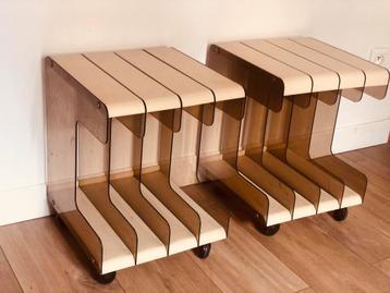 Duo de range vinyles vintage 70’s beschikbaar voor biedingen