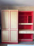 armoire de chambre à coucher avec bureau et table de chevet, Maison & Meubles, Synthétique, Modern, 150 à 200 cm, 50 à 100 cm