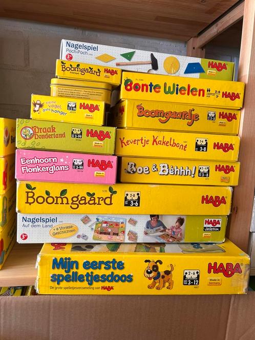 Haba spelletjes vanaf 3 jaar, Kinderen en Baby's, Speelgoed | Educatief en Creatief, Gebruikt, Ophalen of Verzenden