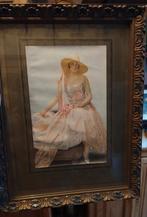 Prent art deco periode hubert-denis etchevery, Ophalen of Verzenden