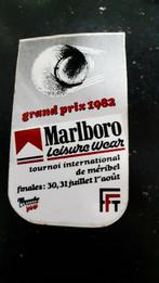 Autocollant vintage du Grand Prix de tennis de Marlboro 1982, Collections, Autocollants, Comme neuf, Enlèvement ou Envoi, Marque
