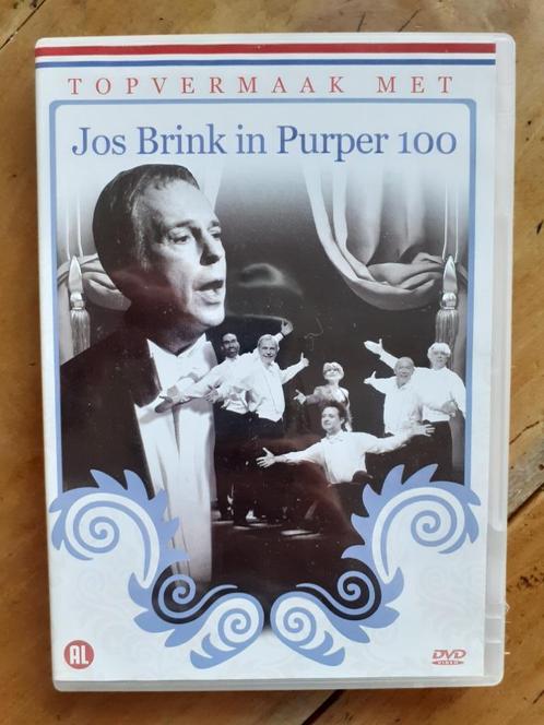 Dvd ‘Jos Brink in Purper 100’ uit serie ‘Topvermaak met’, CD & DVD, DVD | Cabaret & Sketchs, Comme neuf, Programmes TV ou Sketchs