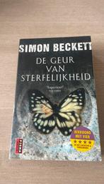 Simon Beckett - De geur van sterfelijkheid, Boeken, Ophalen of Verzenden, Zo goed als nieuw, Simon Beckett