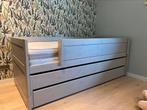 Kajuitbed Lifetime met logeerbed en bedlade - greywash, Kinderen en Baby's, Kinderkamer | Bedden, Ophalen, Zo goed als nieuw, Matras