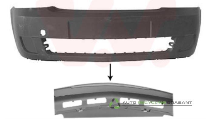 Voorbumper van een Opel Meriva, Auto-onderdelen, Carrosserie, Bumper, Opel, Nieuw, 12 maanden garantie