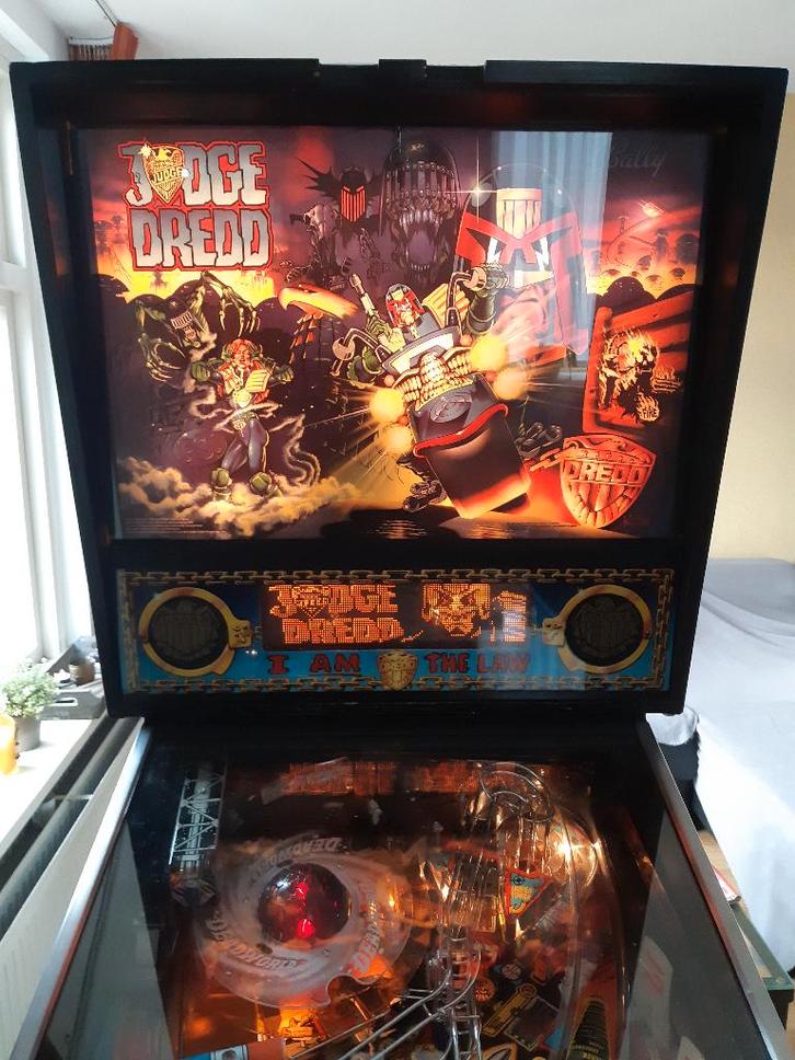 Flipperkast Judge Dredd, Collections, Machines | Flipper (jeu), Utilisé, Imprimante matricielle, Williams, Enlèvement