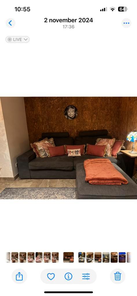 3-zit KIVIK ikea, Huis en Inrichting, Zetels | Zetels en Chaises Longues, Gebruikt, Driepersoons, Ophalen