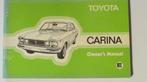 OLDTIMER TOYOTA HANDLEIDINGEN Mark II Crown Corolla 1000 Lan, Ophalen of Verzenden