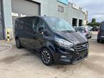 Ford Transit Custom sport 136 kw dubbele cabine full extra a, Auto's, Bestelwagens en Lichte vracht, Automaat, 4 cilinders, Zwart