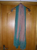 Sjaal (groen/bruin) merk : Talking French lengte is 210 cm, Talking French, Ophalen of Verzenden, Zo goed als nieuw, Sjaal