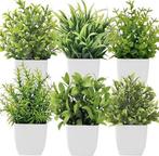Set van 6 kleine kunstplanten | GRATIS LEVERING, Binnen, -, Verzenden, -
