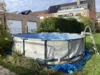 bestway steel pro max 427cm x 107cm met intex zandfilter, Tuin en Terras, Zwembaden, Ophalen, Gebruikt, 80 tot 120 cm, Rond